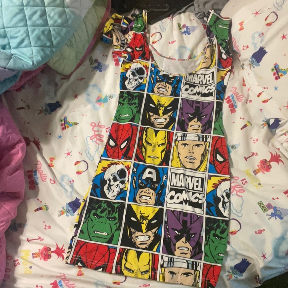 Cute characters mini dresses